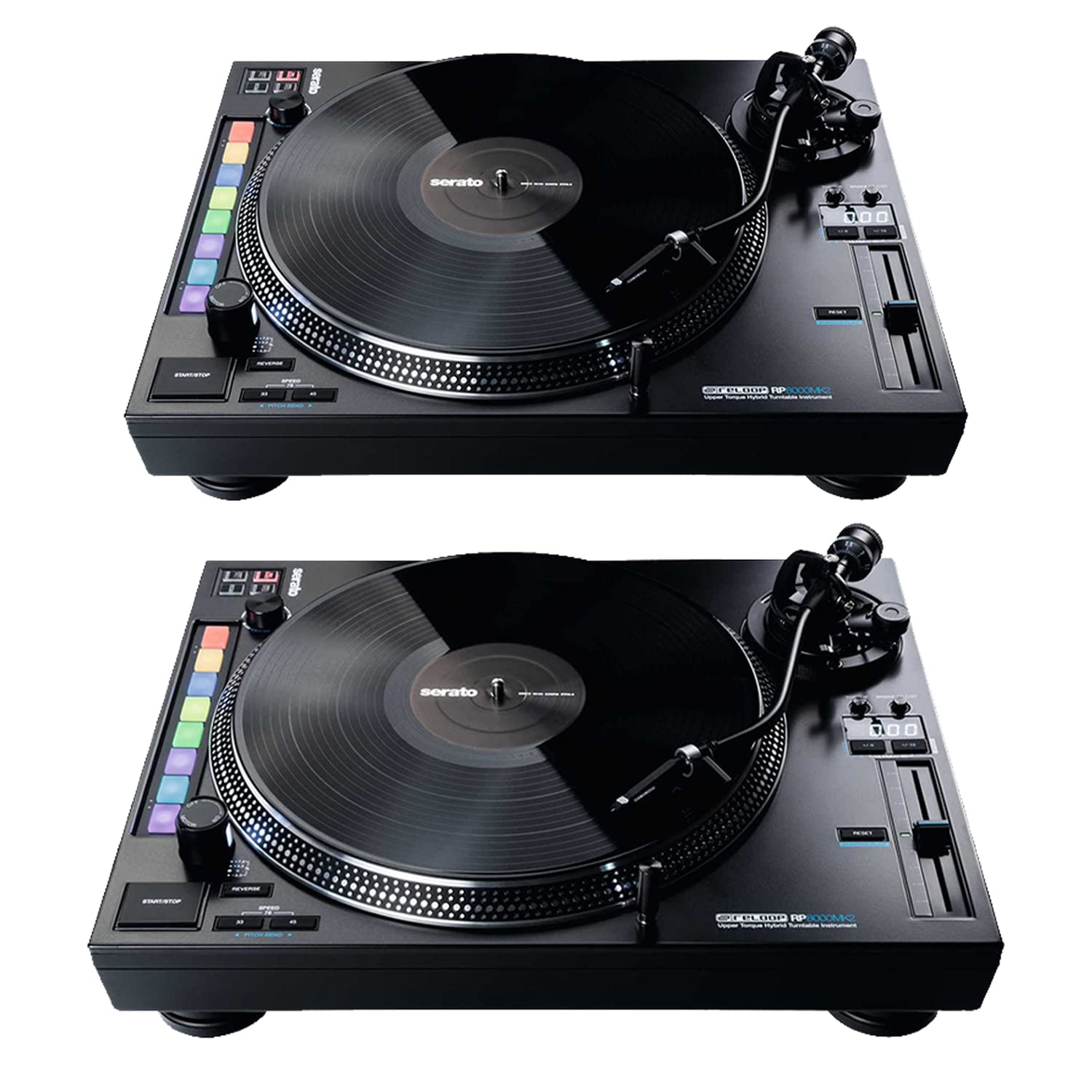 Amazon.com: (2) Reloop RP-8000 MK2 上扭力混合套組: 樂器